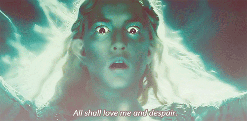 Galadriel all shall love me and despair gif